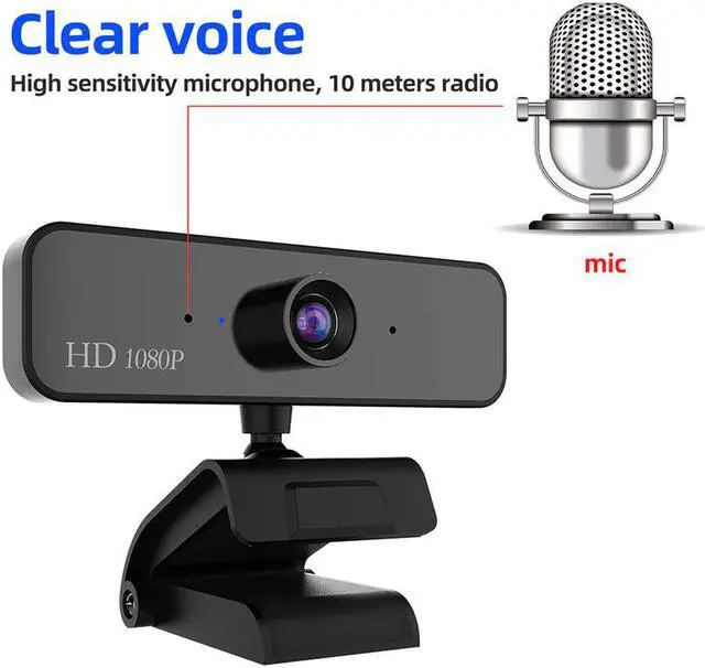 Alt view image 2 of 5 - Webcam Autofocus Web Camera 5 Megapixel support 720P 1080 Video Call Computer Peripheral Camera Webcams Desktop PC