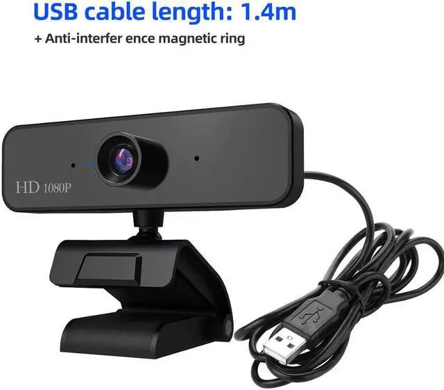 Alt view image 4 of 7 - 1080P 720p 480p HD Webcam with Mic Rotatable PC Desktop Web Camera Cam Mini Computer WebCamera Cam Video Recording Work