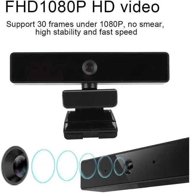 Alt view image 5 of 5 - Desktop Laptop Webcam Widescreen Video Recording Live Streaming 1080p Camera on sale web camera kamera internetowa