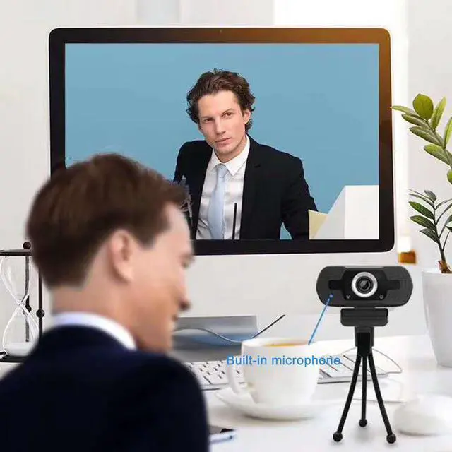 Alt view image 5 of 5 - 30FPS Webcam Full Hd 1080p Usb Web Camera Hd Mini Web Cam For Android Smart Tv Laptop 1920*1080 Support Droppings