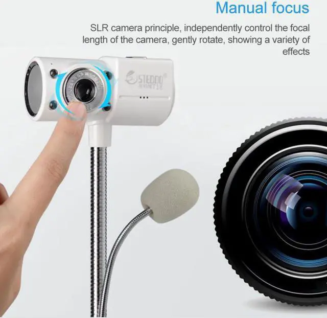 Alt view image 2 of 5 - HD USB 2.0 Webcam PC Camera Vertical WebCam Digital Video Web Camera With MIC For Computer PC Laptop For WIN10 8