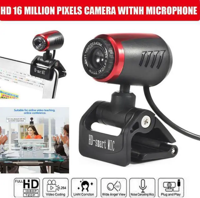 Main image of 2.0 Computer Webcam With Built-in Microphone HD Digital Webcam Camera For Desktop Notebook Laptop Computer Web Camera