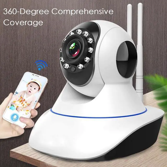 Main image of Camera 360 Degree Home Surveillance Camera Wifi Remote Hd Monitor Webcam Monitor Wifi Night Vision Web Cam