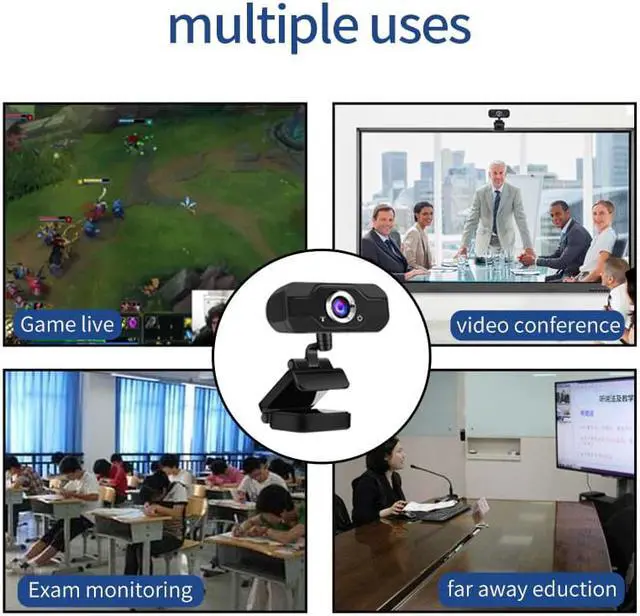 Alt view image 5 of 5 - 1080p 60fps web cam 4K web camera with microphone cameras web for PC usb camera  full hd 1080p  4k