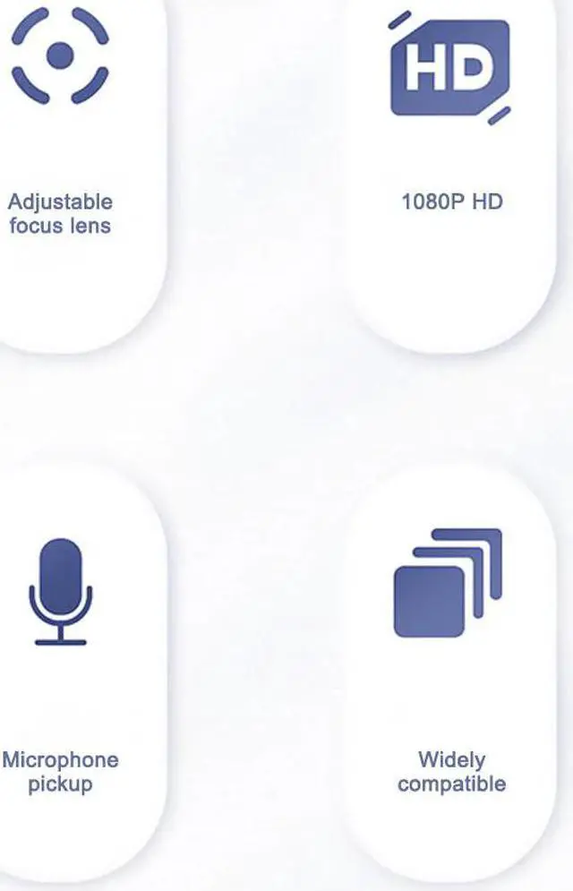 Alt view image 2 of 5 - pc usb full hd 1080p web camera for computer web cam windows10 microphones with Desktop Tripod