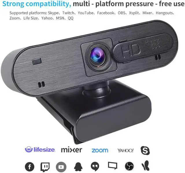 Alt view image 3 of 5 - Webcam USB Web Camera Digital Full HD 1080P Webcam WebCam with Microphone Clip-on 2.0 Megapixel CMOS PC Camera in stock