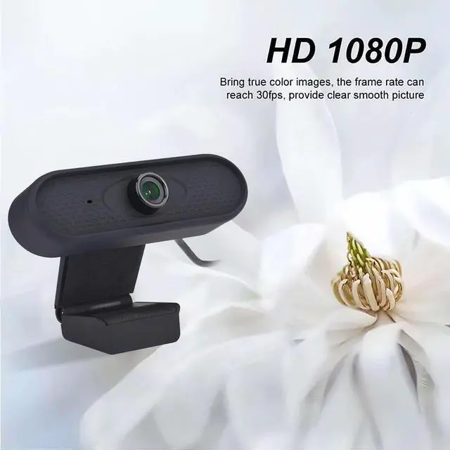 Alt view image 2 of 5 - Stocks Webcam 1080P 1920x1080 USB HD Camera Webcam Clip Web Cam With Microphone For PC Laptop Web Camera Kamera ternetowa