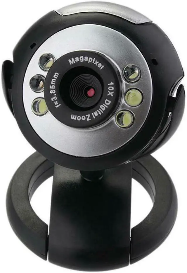 Main image of HD Camera with Microphone 30 Mega Pixel Web Cam 6 LED HD Webcam Camera MIC FOR PC LAPTOP