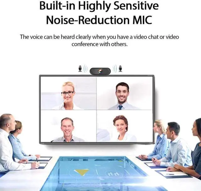 Alt view image 2 of 5 - Full HD 1080P Webcam Camera Digital Web Cam With Mic For Computer Laptop Desktop Skype OS Windons Auto Focus Webcam Camera