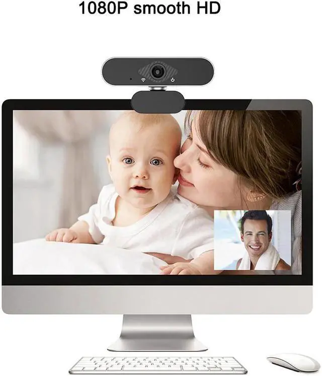 Alt view image 4 of 5 - pc usb full hd 1080p web camera for computer web cam windows10 microphones with Desktop Tripod
