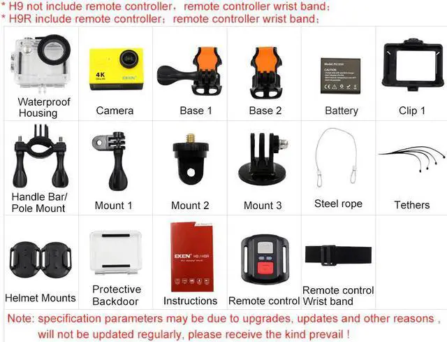 Alt view image 3 of 7 - Action Camera, 12MP 500W Pixels 2 Inch LCD Sn, Waterproof Sports Cam 120 Degree Wide Angle Lens, 30M Sport Camera DV
