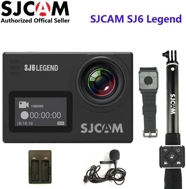 Main image of SJ6 Legend 4K 24FPS Remote Action Camera 30M Waterproof Sports DV 2.0 Touch Screen Helmet Camcoder With Accessories