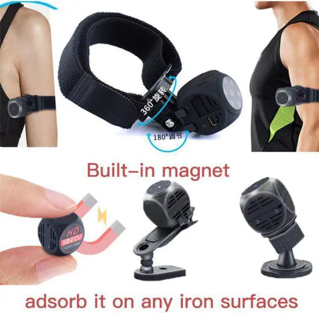 Alt view image 4 of 5 - 2019 New Magnetic Mini Action camera Wireless small Night Vision Sports DV Super Portable With Night Vision Cop Cam Best Digital