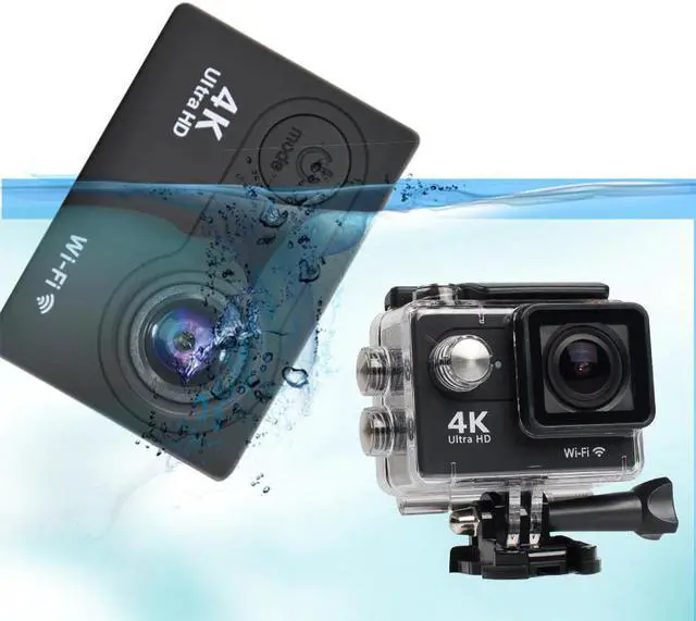Alt view image 2 of 5 - H9 Action Camera Ultra HD 4K 30fps WiFi Underwater 30M Waterproof Helmet Video Recording Cameras Sport Cam