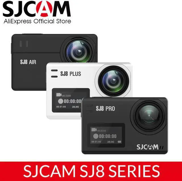 Alt view image 6 of 7 - SJ8 Series SJ8 Pro SJ8 Plus SJ8 Air 1290P 4K 60fps Action Camera WIFI Remote Control Waterproof Sports DV FPV Camera