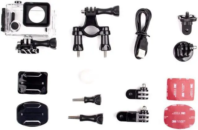 Alt view image 5 of 5 - G3 Duo 90 Degree Lens Action Camera 2K 12MP 2160P Sport Action Camera 2.0" Touch LCD Screen GYRO Optional GPS Slave Camera