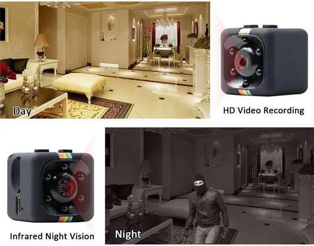 Alt view image 3 of 5 - SQ11 Mini Camera Small DVR Video Night Vision Camcorder Sport Wearable Professional Secret Micro Cam Pocket Body Tiny Camera