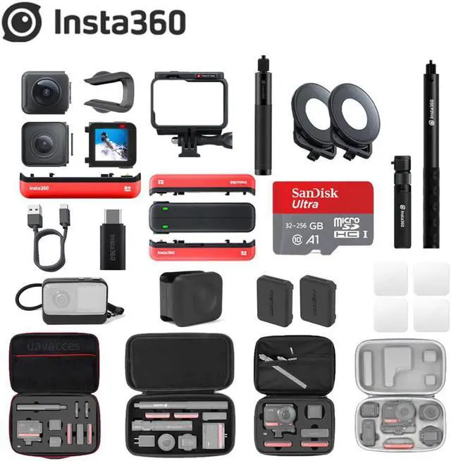 Main image of 360 ONE R new sports Action Camera 5.7K 360 4K wide angle waterproof video camera 1 inch Lens Mod