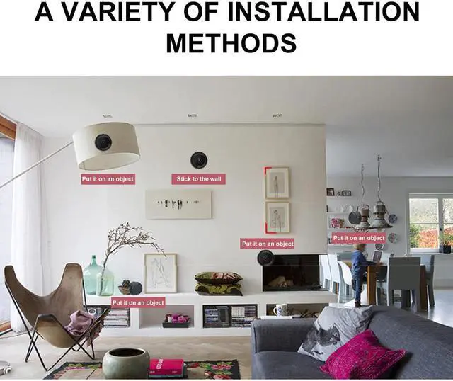 Alt view image 2 of 5 - 1080P A9 Mini Camera Wifi Wireless Action Smart Home Security Camera P2P Micro Camcorder Video Recorder Remote Casa Inteligent