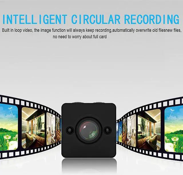 Alt view image 2 of 5 - HD Mini camera 1080P small camera Wide Angle Waterproof cam Camcorder DV Mini video Sport Night Visio camera micro SQ 12