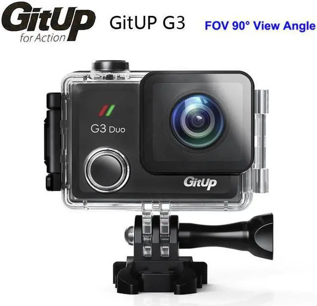 Main image of G3 Duo 90 Degree Lens Action Camera 2K 12MP 2160P Sport Action Camera 2.0" Touch LCD Screen GYRO Optional GPS Slave Camera