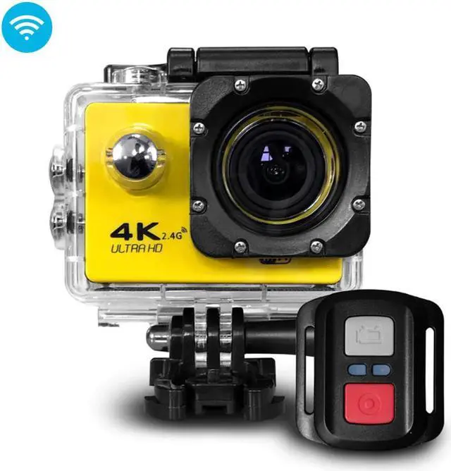 Alt view image 4 of 5 - Sport Action Video Surveillance Mini Ice Fish Camera Water Resistant WiFi Ultra HD Underwater Swimming Remote Control
