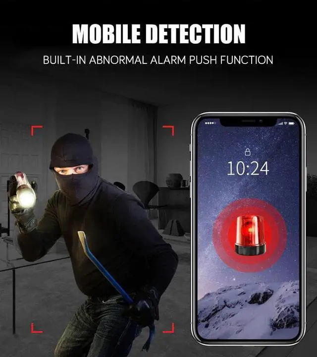 Alt view image 5 of 5 - IP WIFI Wireless Camera Camcorder Wireless Home Security DVR 720P Night Vision Device Action Camera With Magnetic Bracket