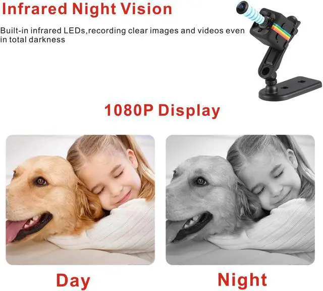 Alt view image 3 of 5 - Camera IP Camera Micro cam 1080P HD Pixels WebCam Sensor Night Vision DV Record Video Motion Sport Small CMOS Camcorder