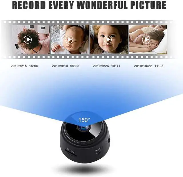 Alt view image 5 of 5 - 1080P Wireless WiFi CCTV Camera IP Indoor/Outdoor DVR Home Security Night UK action camera cam mini camera wifi