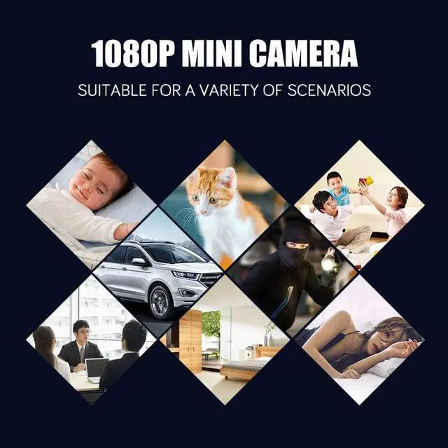 Alt view image 2 of 5 - 1080P Wireless WiFi CCTV Camera IP Indoor/Outdoor DVR Home Security Night UK action camera cam mini camera wifi