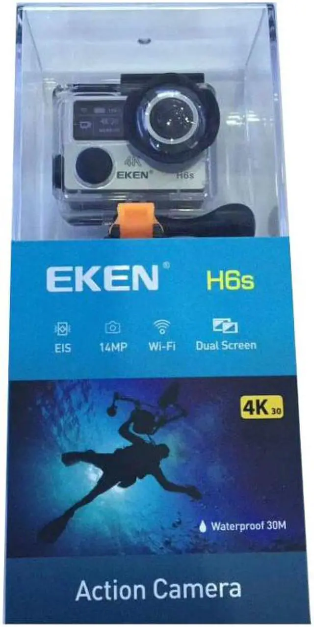 Alt view image 5 of 5 - H6S Ambarella A12 WIFI 4K 30FPS Action Camera 14MP EIS Image Stabilization 30M waterproof 170 degree 1080p sport cam