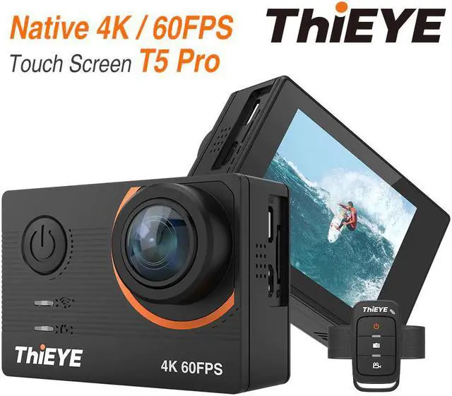 Main image of TEYE T5 Pro Real Ultra HD 4K 60fps Touch Screen WiFi Action Camera with Remote Control 60M underwater Web Camera