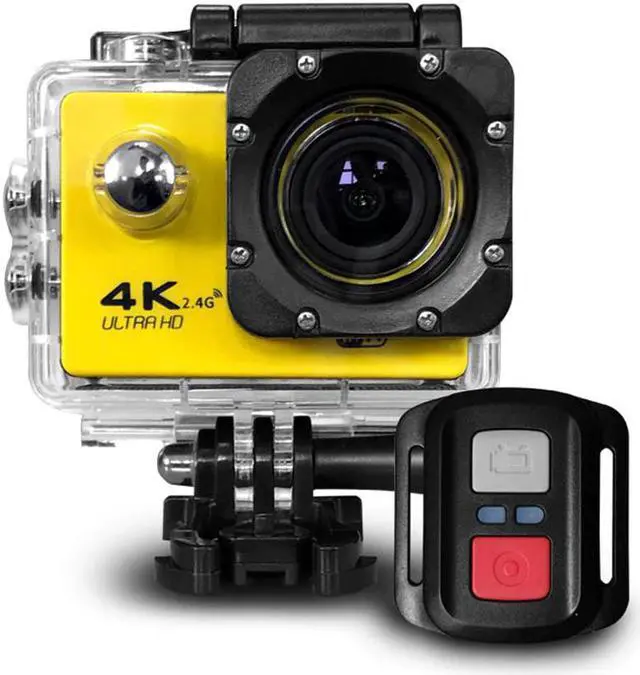 Alt view image 4 of 5 - Sports Waterproof Action Mini Camera Video Water Resistant WiFi Ultra HD Surveillance Underwater Swimming Remote Control