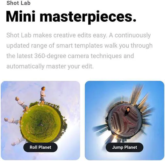 Alt view image 4 of 5 - 360 One R Action Camera VR 360 4K 5.7K Twins Edition Panoramic Camera for iPhone x xs Android 5.7K Video 18MP  360