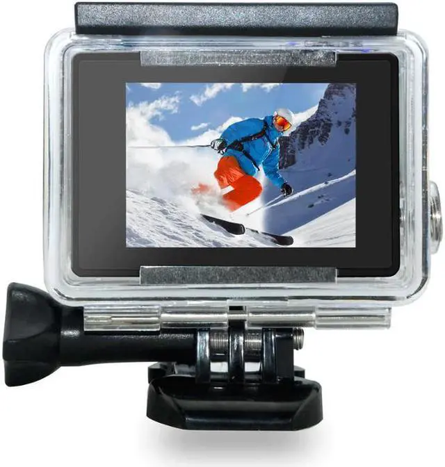 Alt view image 3 of 5 - HD 4K WiFi Action Camera New Dual Screen Outdoor Extreme Sports Kamera with Remote Control Go Waterproof pro Helmet Camera