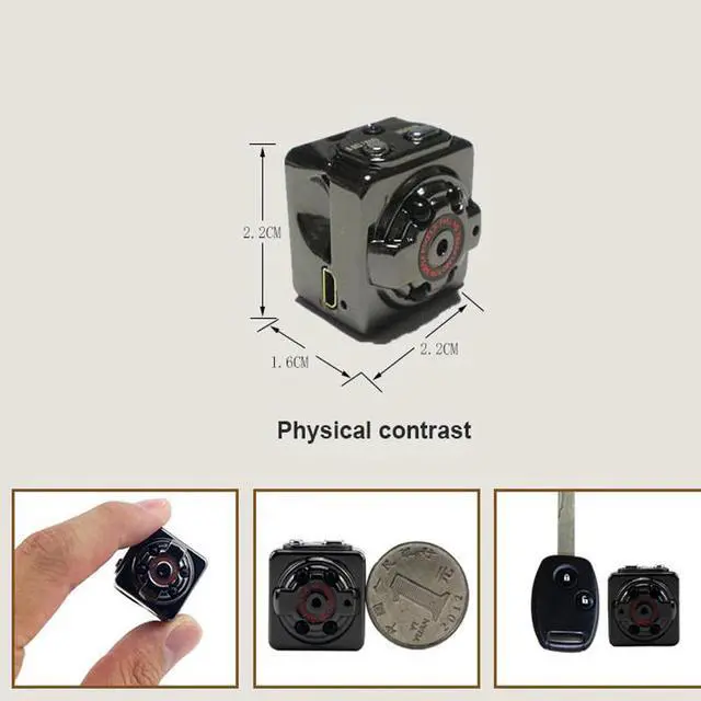 Alt view image 5 of 5 - Camera HD 1080P Secret Camera Micro Camera Action Night Vision  Video Camera Wireless Home Security Camcorder Recorder