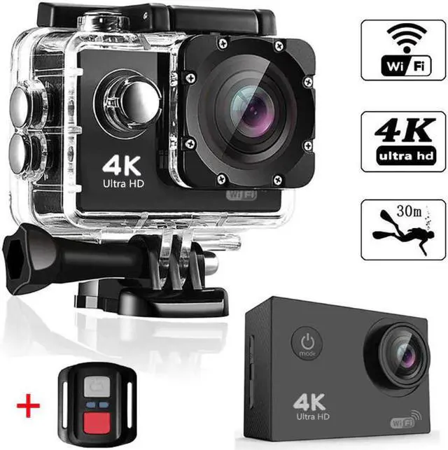 Main image of Camera Ultra HD 4K 30fps WiFi 2.0" Underwater Cameras Waterproof Helmet Bicycle Video Recording Cameras Outdoor Sport Cam