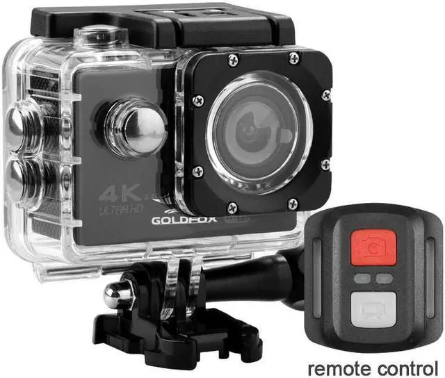 Alt view image 5 of 5 - HD 4K Action Camera WiFi Remote Control Sport Camera Go Waterproof Pro Helmet Camera Sports DV 170D Video Recording Camera