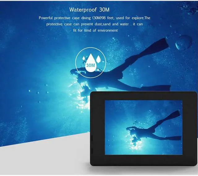 Alt view image 5 of 5 - F68/F68R Action Camera 4K Ultra HD Wifi 2.0-inch Waterproof Sport Camera with 170 Wide Angle Lens Sensor Novatek 96660