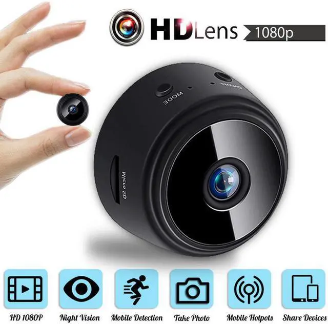 Alt view image 7 of 7 - Mini Camera HD 1080P WIFI Camcorder Sensor Night Vision Cam Motion DVR Micro Camera Sport DV Video 150-degree Small Camera