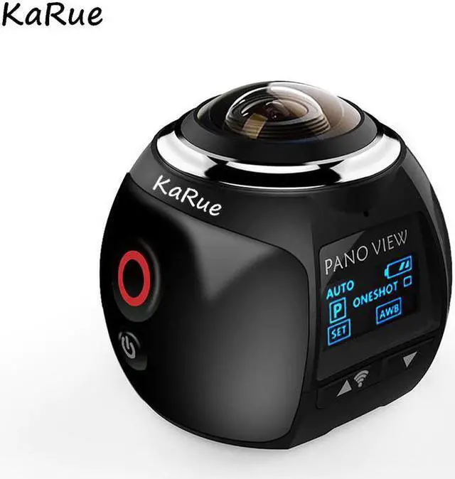 Alt view image 2 of 5 - 4K 360 Panoramic Camera Ultra HD Wifi 2448*2448 Action camera Waterproof Sport Driving VR Sport Camera