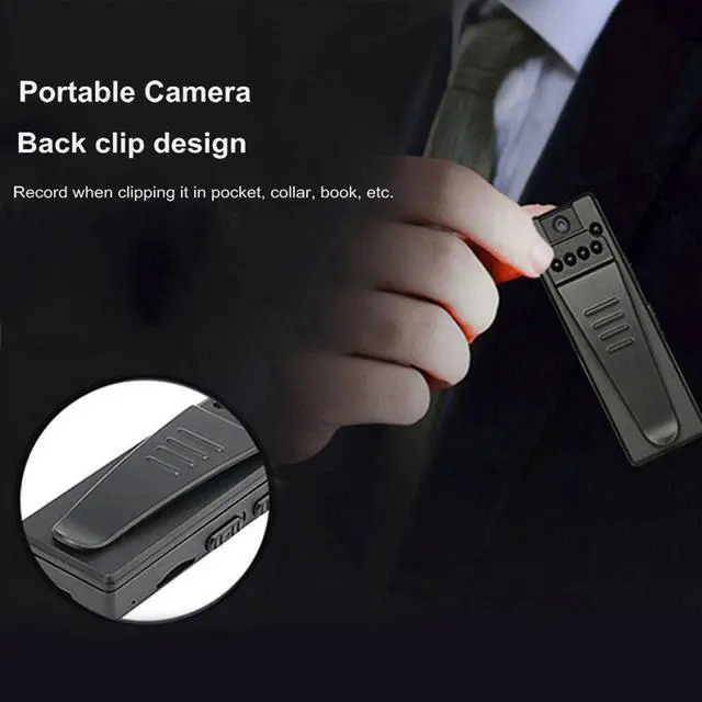 Alt view image 2 of 5 - 6 Night Vision Lights 1080P HD Mini Camera Webcam Motion Detection Wide Angle Video Audio Car Recorder Sport Action Micro Cam