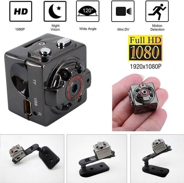 Alt view image 7 of 7 - Mini Camera Smart Dv Camcorder 1080P Full HD Wireless Body portable Sport recorder Infrared Night Vision Bicycle Micro Cam