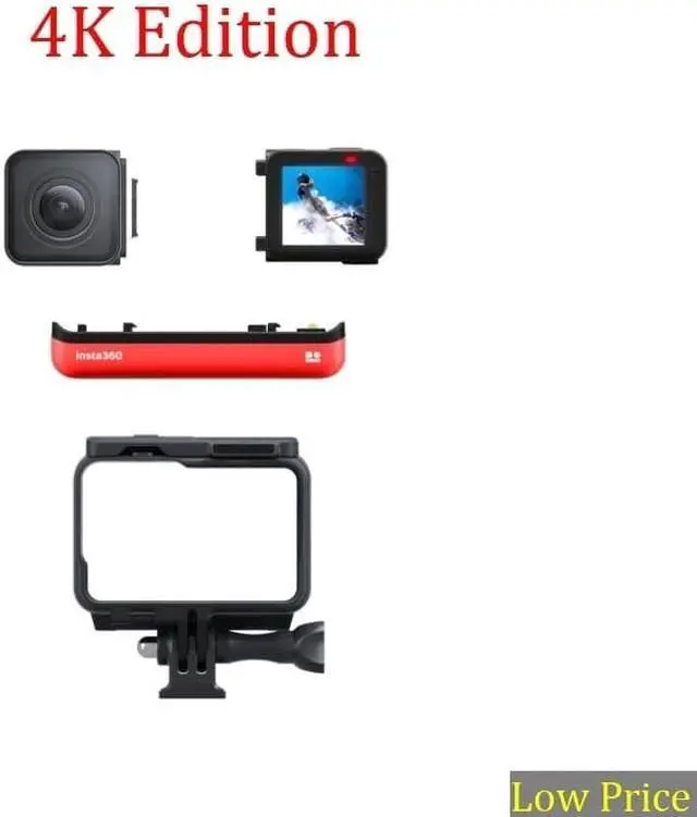 Alt view image 2 of 5 - 360 ONE R Action Camera  360 5.7K 360 4K 1-Inch Wide Angle Waterproof Video Camera 2020 NEW