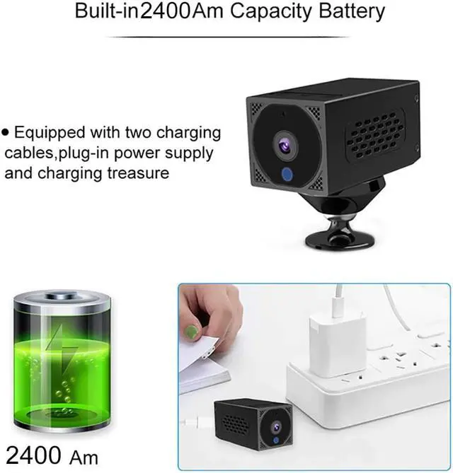 Alt view image 4 of 5 - 1080P MINI IP Camera Wifi Action Camera Endoscope Small 4K Video Camera Action Camera Night Vision camara espia mini camera wifi