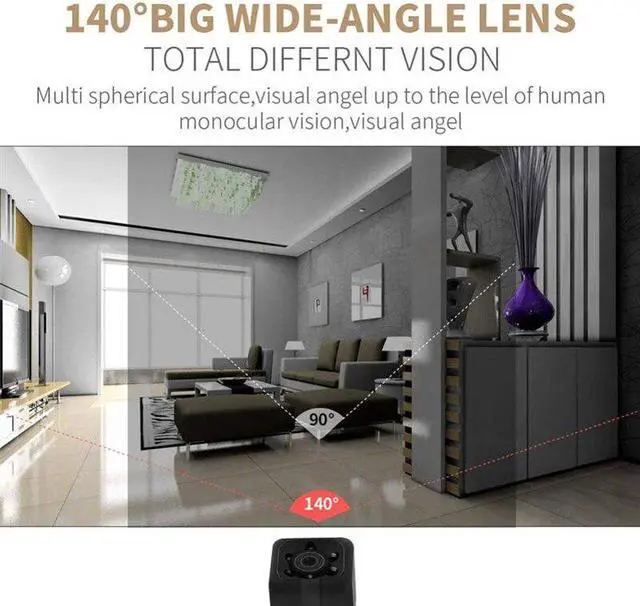 Alt view image 4 of 5 - Mini HD 960P camera sensor Night vision camcorder movement DVR Micro camera Sport DV video small home secrety cam SQ 11