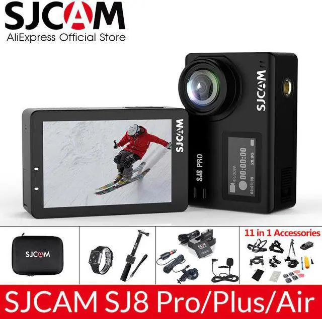 Main image of 4K Action Camera SJ8 Pro/SJ8 Plus/SJ8 Air 1296P 4K 30fps/60fps HD Remote Control Helmet Waterproof Camera FPV Sports DV