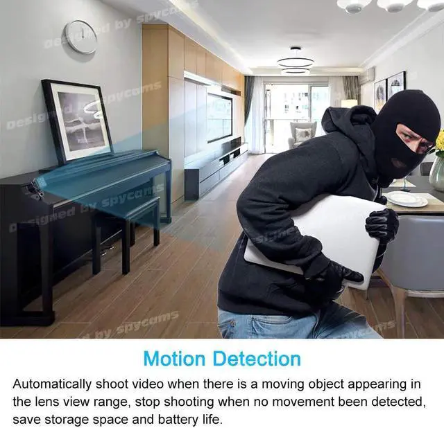 Alt view image 3 of 5 - 1080P Mini Camera Portable sport DV Small Nanny Cam Security Surveillance Cam with hidden Night Vision and Motion Detection