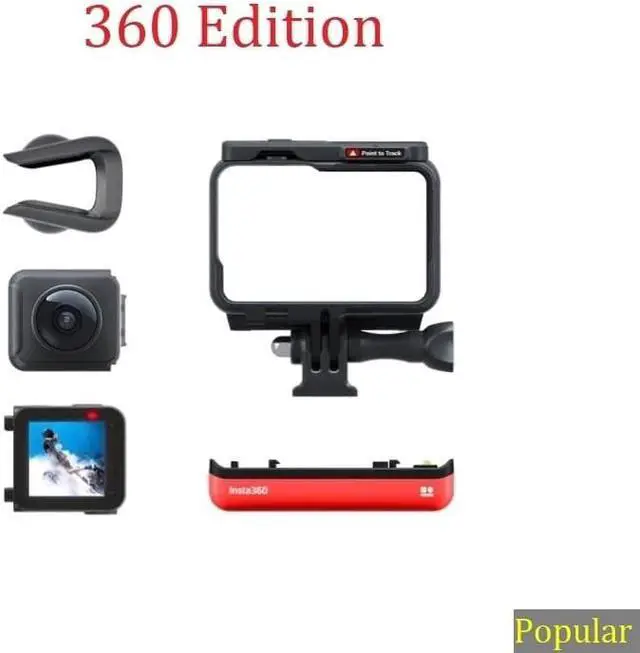 Alt view image 3 of 5 - 360 ONE R Action Camera  360 5.7K 360 4K 1-Inch Wide Angle Waterproof Video Camera 2020 NEW