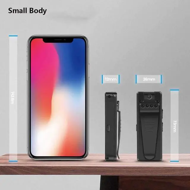 Alt view image 2 of 5 - 1080P Mini Portable Camera DVR Cameras Digital Camcorders Night Vision Loop Recording Video Recorder Pocket Sport Cam A7